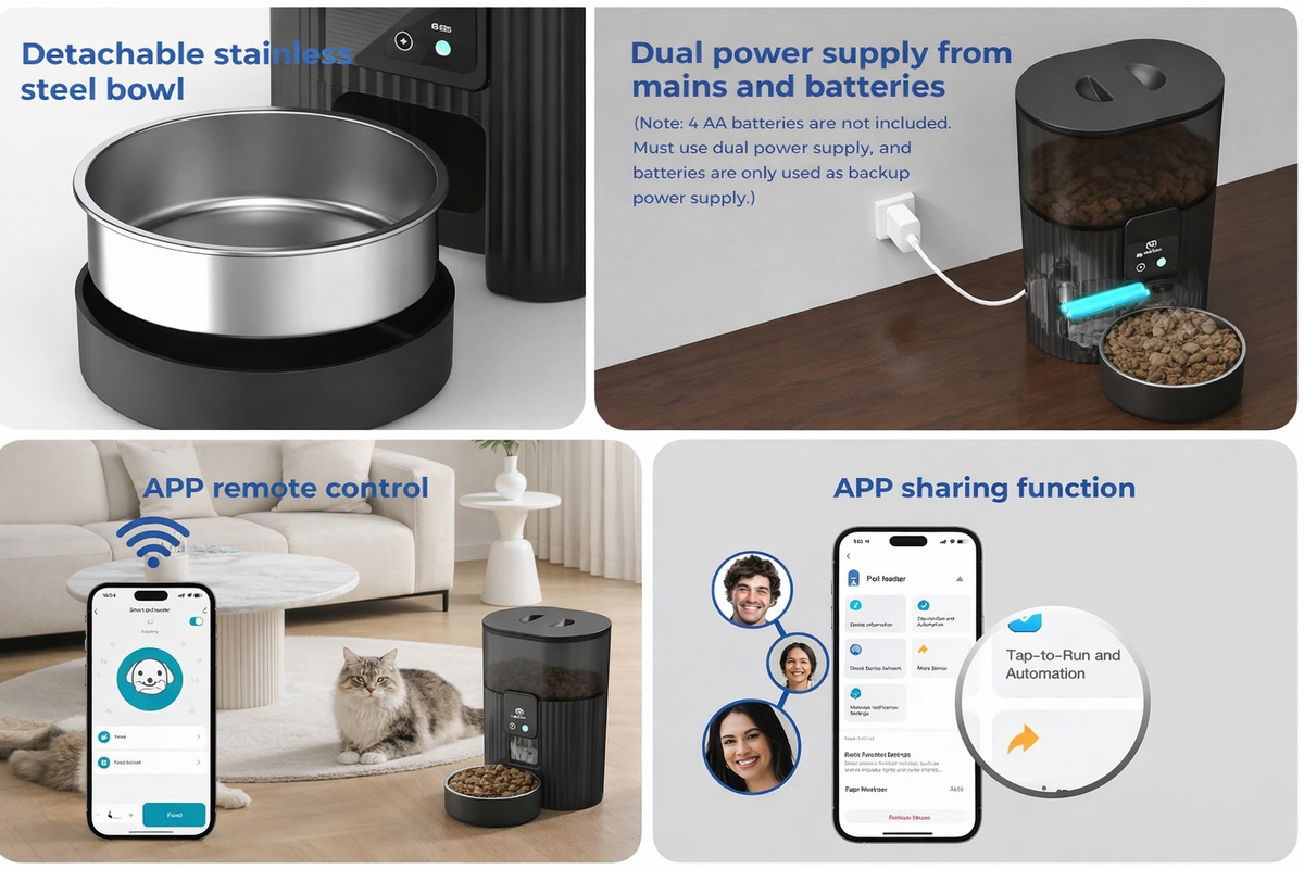 Smart Pet Feeder for Peace of Mind and Happy Pets