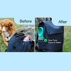 Leak-Proof Dog Water Bottle – Portable Hydration Bottle with Built-In Bowl