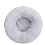 Luxury Plush Calming Dog Donut Bed – Soft Round Donut Bed for Dogs and Cats