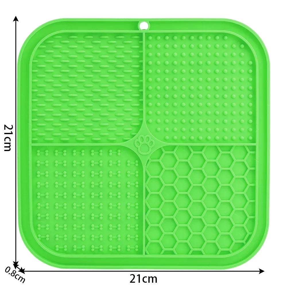 Dog Lick Mat for Calming, Slow Feeding, and Treat Time