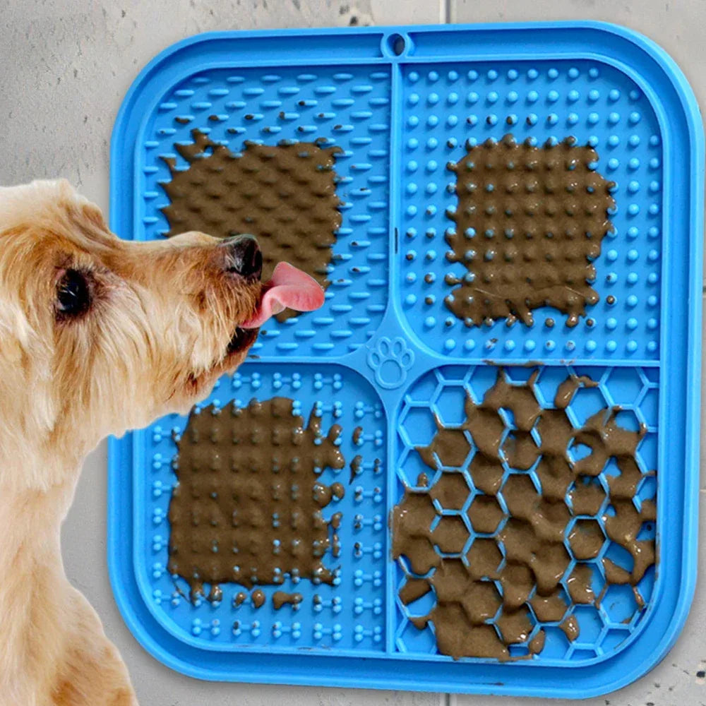 Dog Lick Mat for Calming, Slow Feeding, and Treat Time