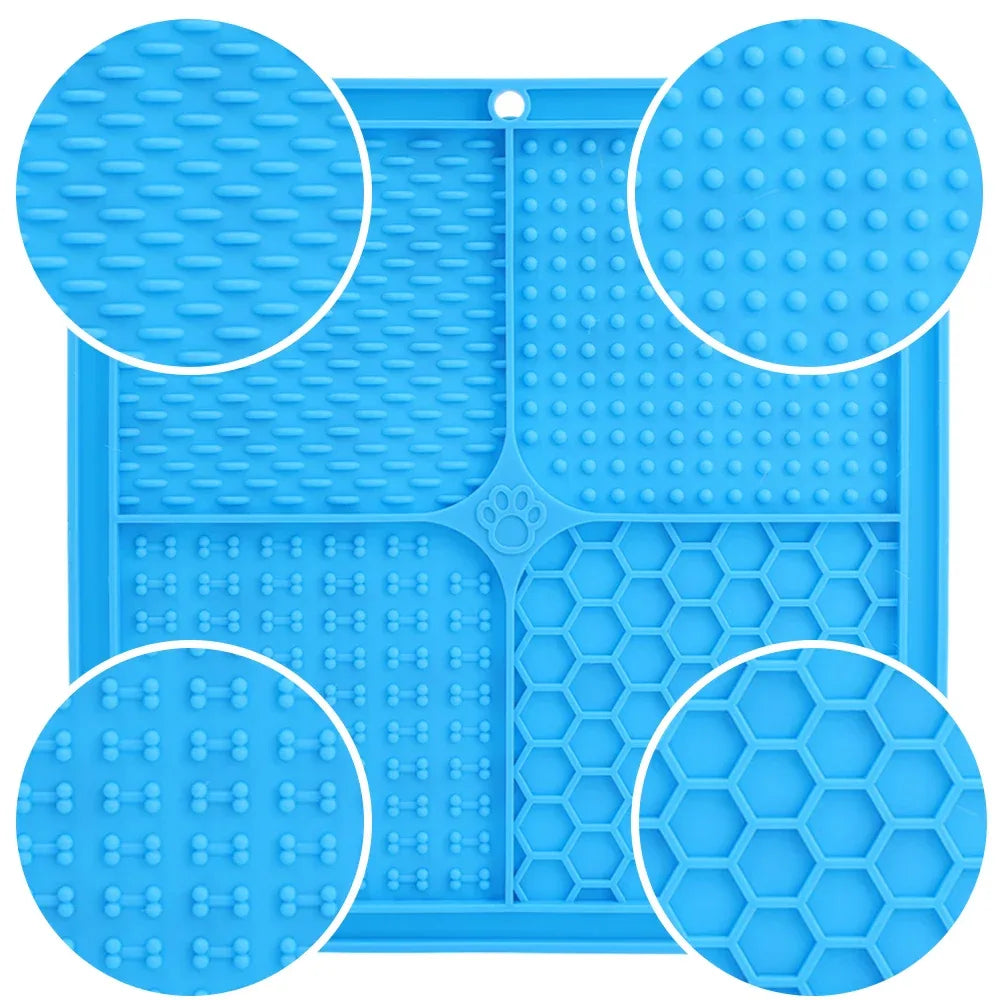 Dog Lick Mat for Calming, Slow Feeding, and Treat Time