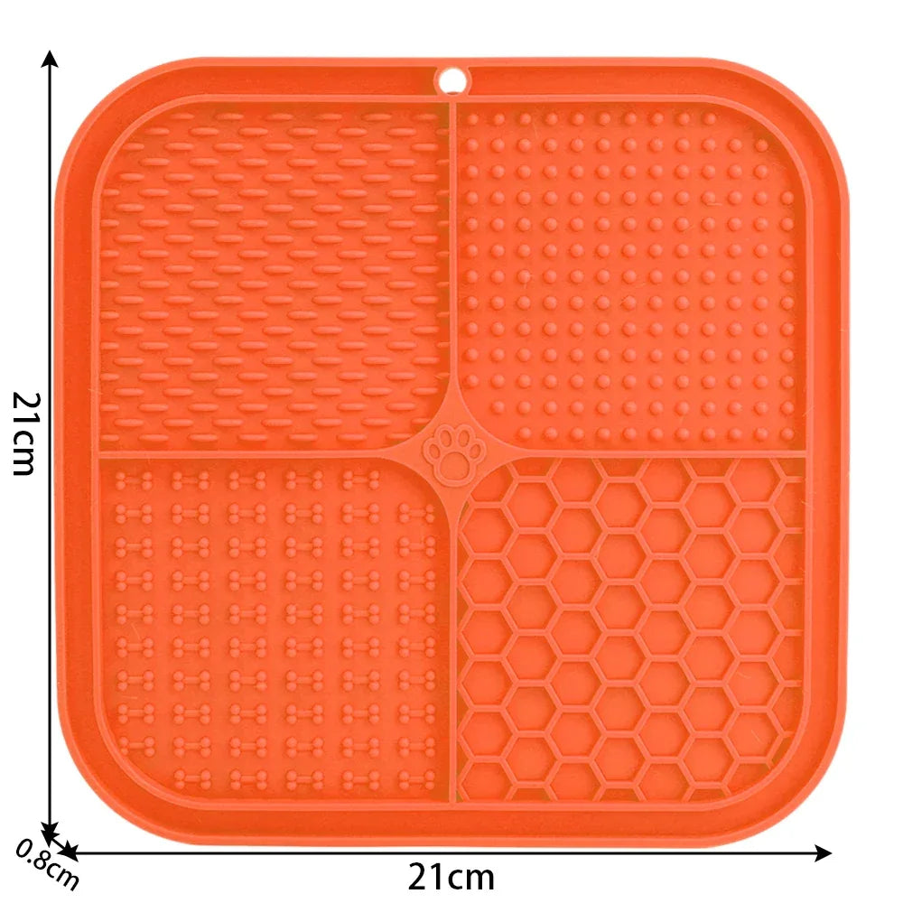 Dog Lick Mat for Calming, Slow Feeding, and Treat Time