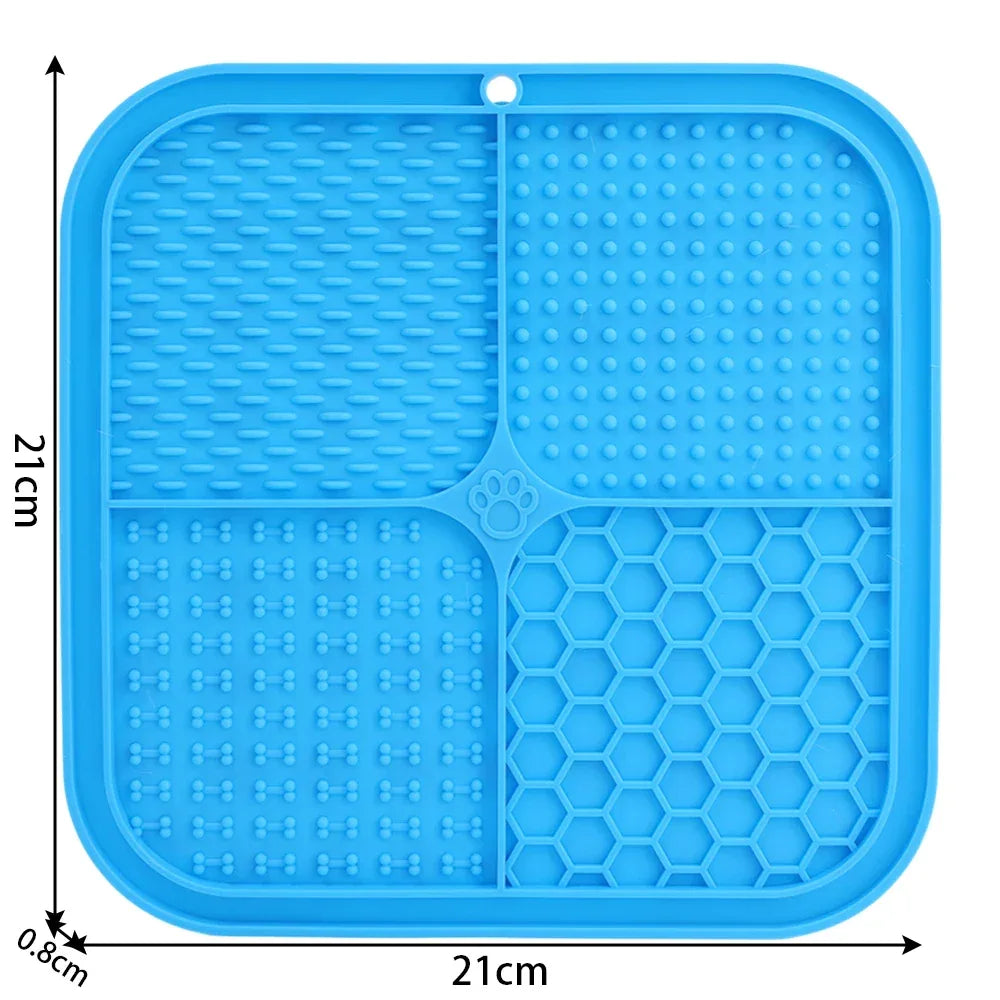 Dog Lick Mat for Calming, Slow Feeding, and Treat Time