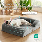 Orthopedic Dog Bed with Bolster Sides – The Ultimate Comfort Couch for Dogs