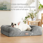 Orthopedic Dog Bed with Bolster Sides – The Ultimate Comfort Couch for Dogs