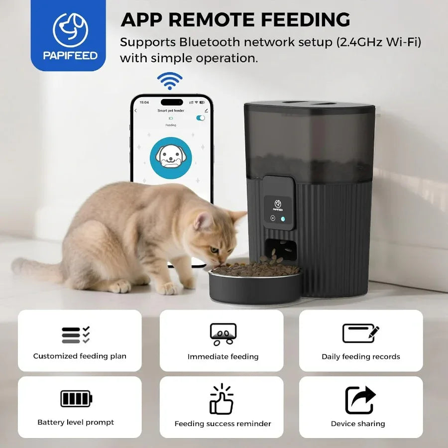 Smart Pet Feeder - Simple Way to Feed Your Pet on Time -Remote App Control