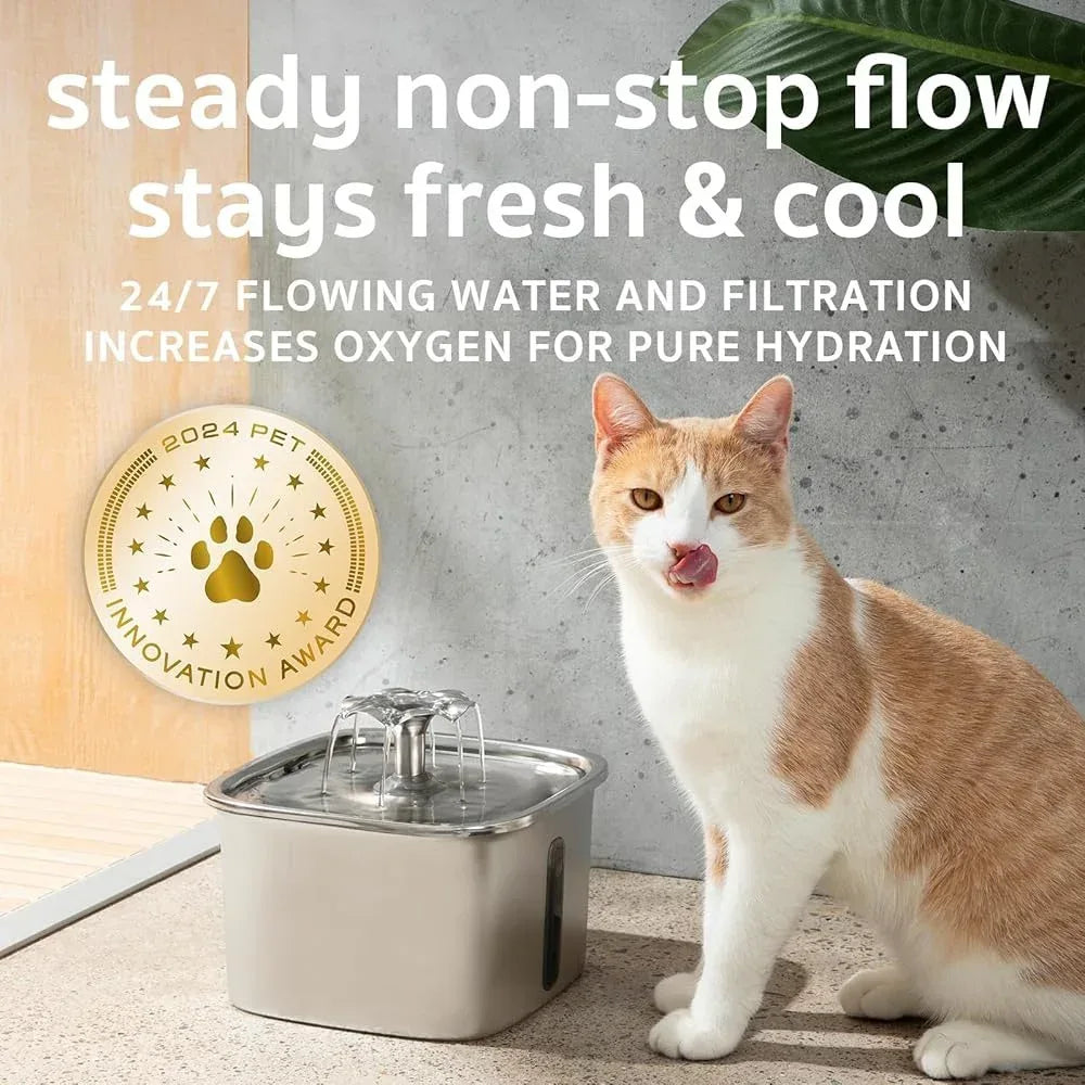 Automatic Pet Water Fountains for Cats and Dogs | Fresh Flow Design