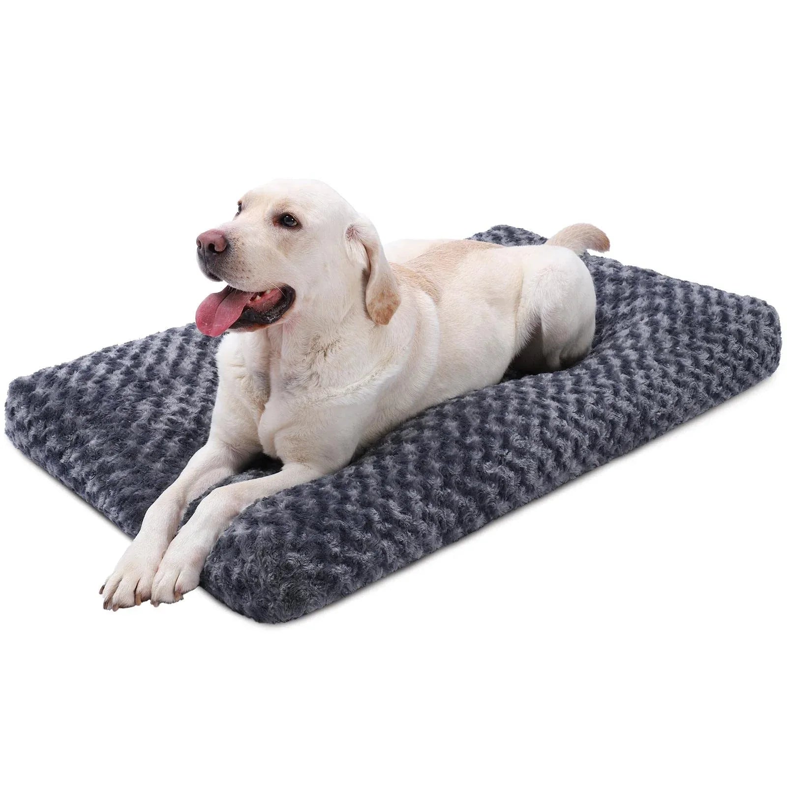 Dog Bed Cushion – Cozy Velvet Pet Mat for Autumn and Winter Comfort