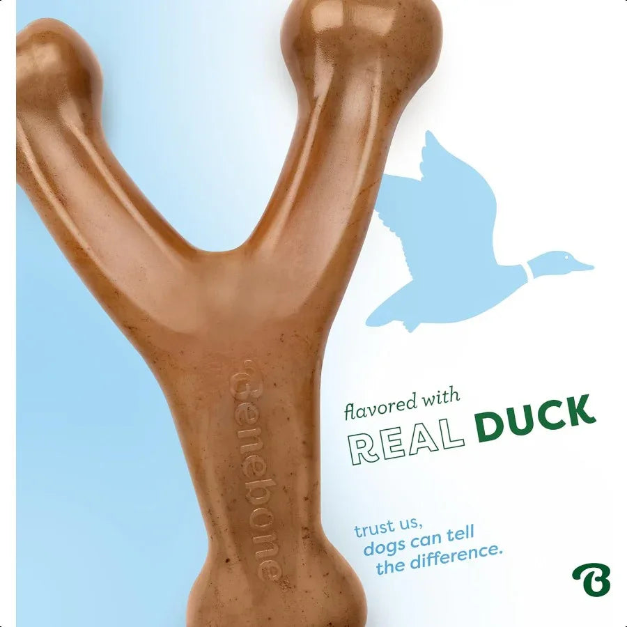 Wishbone Durable wishbone dog toy – Long-Lasting Duck-Shaped Chew for Aggressive Chewers
