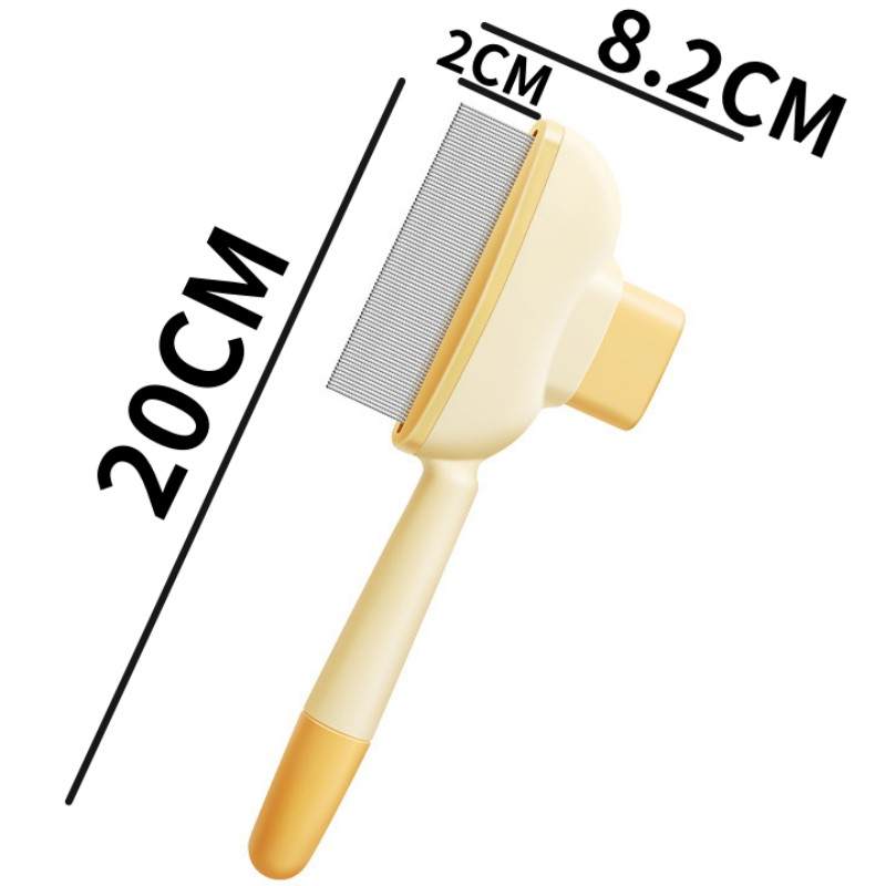 High Quality Self-Cleaning Dog Grooming Comb – One-Click Hair Remover & Massage Brush for Dogs & Cats