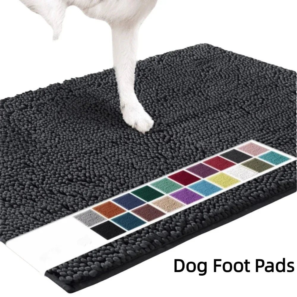 Dog Foot Cleaning Mat – Ultra-Absorbent, Plush & Non-Slip Pet Pad for Home Use