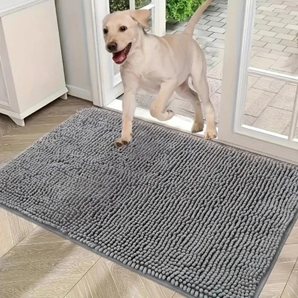 Dog Foot Cleaning Mat – Ultra-Absorbent, Plush & Non-Slip Pet Pad for Home Use