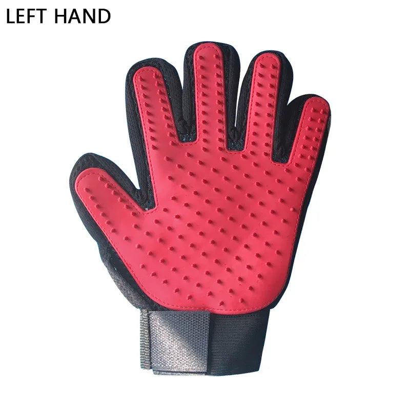 Pet Hair Remover Glove -pet grooming gloves easy Grooming for Dogs & Cats