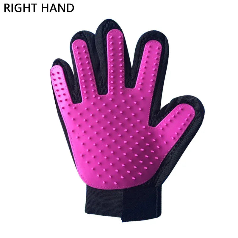 Pet Hair Remover Glove -pet grooming gloves easy Grooming for Dogs & Cats