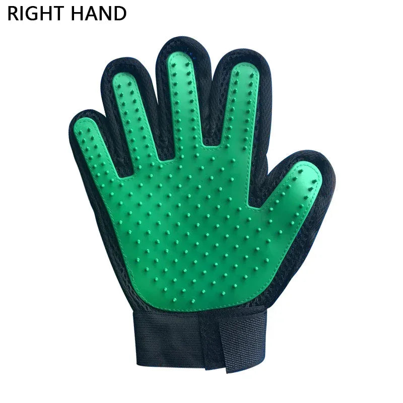Pet Hair Remover Glove -pet grooming gloves easy Grooming for Dogs & Cats