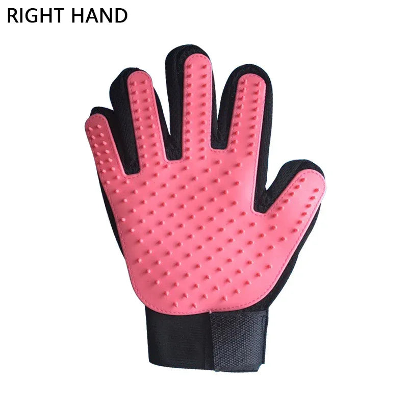 Pet Hair Remover Glove -pet grooming gloves easy Grooming for Dogs & Cats