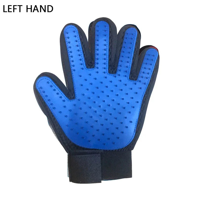 Pet Hair Remover Glove -pet grooming gloves easy Grooming for Dogs & Cats