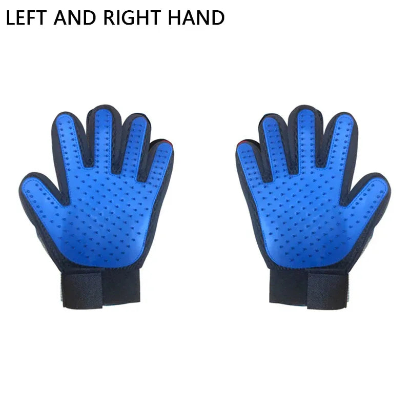 Pet Hair Remover Glove -pet grooming gloves easy Grooming for Dogs & Cats