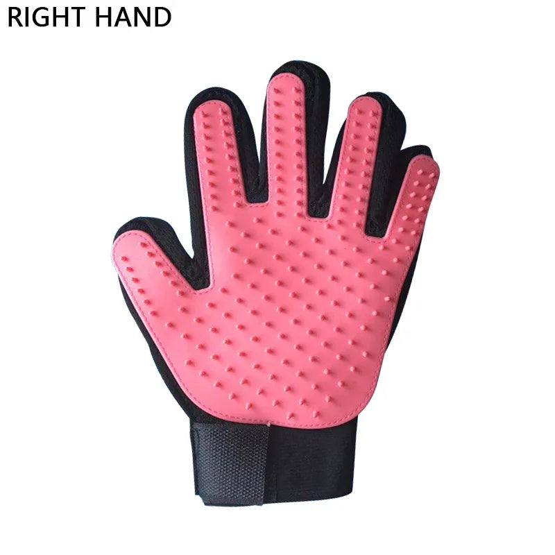 Pet Hair Remover Glove -pet grooming gloves easy Grooming for Dogs & Cats