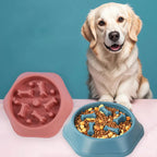 Slow Feeder Dog Bowl for Pet– Healthier Mealtime, Happier Pets