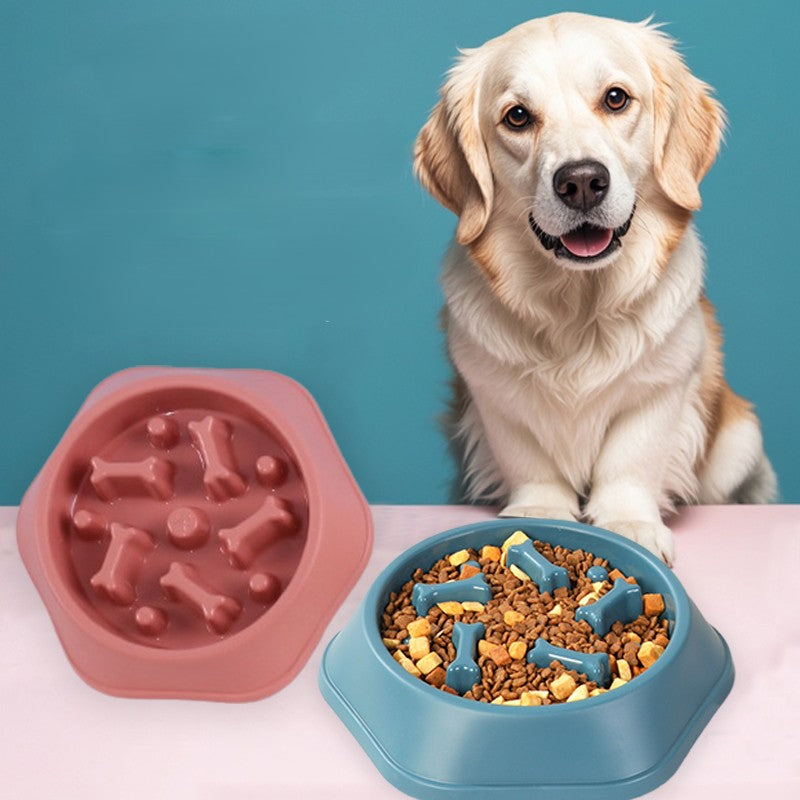 Slow Feeder Dog Bowl for Pet– Healthier Mealtime, Happier Pets